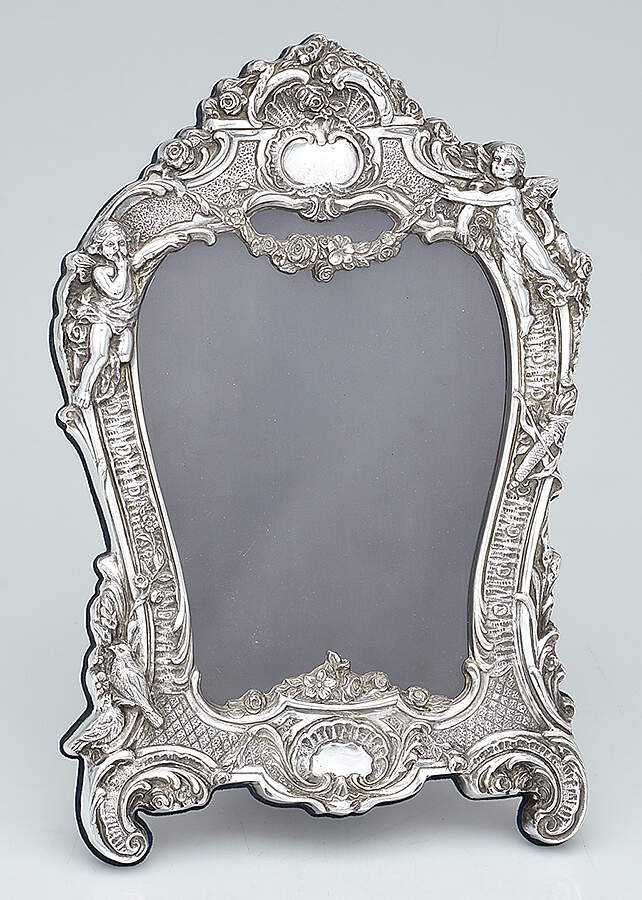 Garland (Sterling, Hollowware) Frame-Holds 6" X 7 1/2" Picture by Jack Rabinovich-1