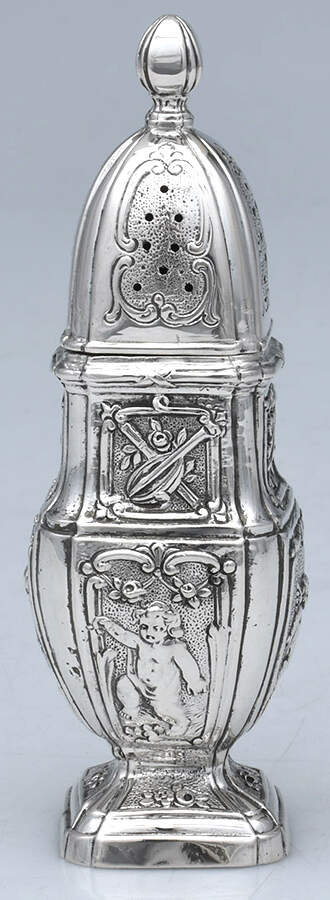 JKZ1 (Sterling, Hollowware) Salt Shaker by Johann S. Kurtz & Co.-1