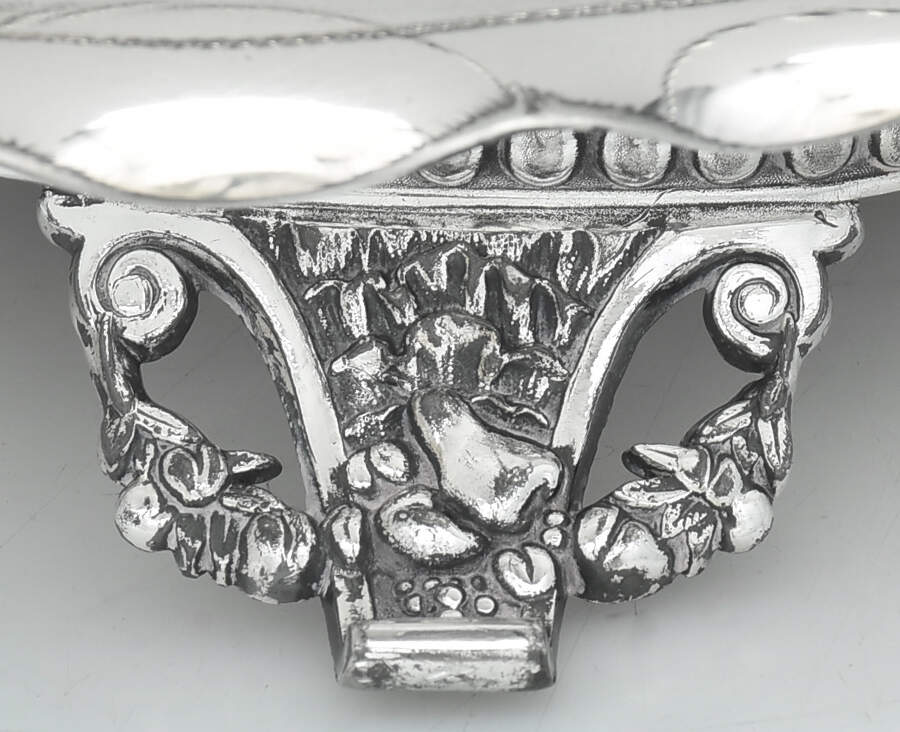 2770 (Silverplate, Hollowware) Footed Handled Cake Basket by James Tufts-3
