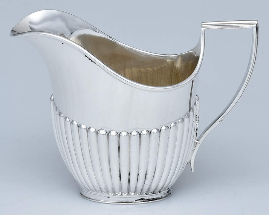 JWD3 (Sterling, Hollowware) Creamer by John & William Deakin-1