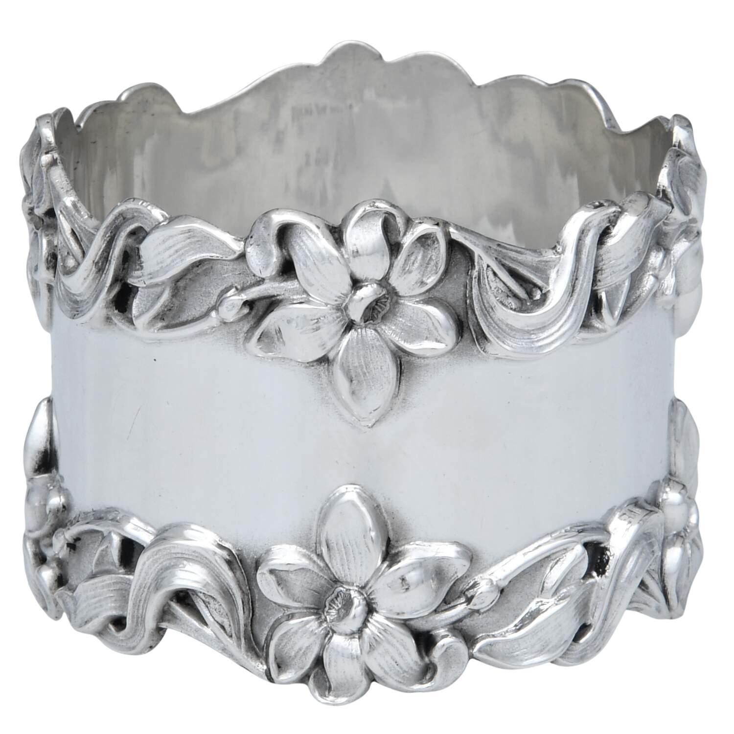 2531 (Sterling, Hollowware) Napkin Ring by John W Reddall-1
