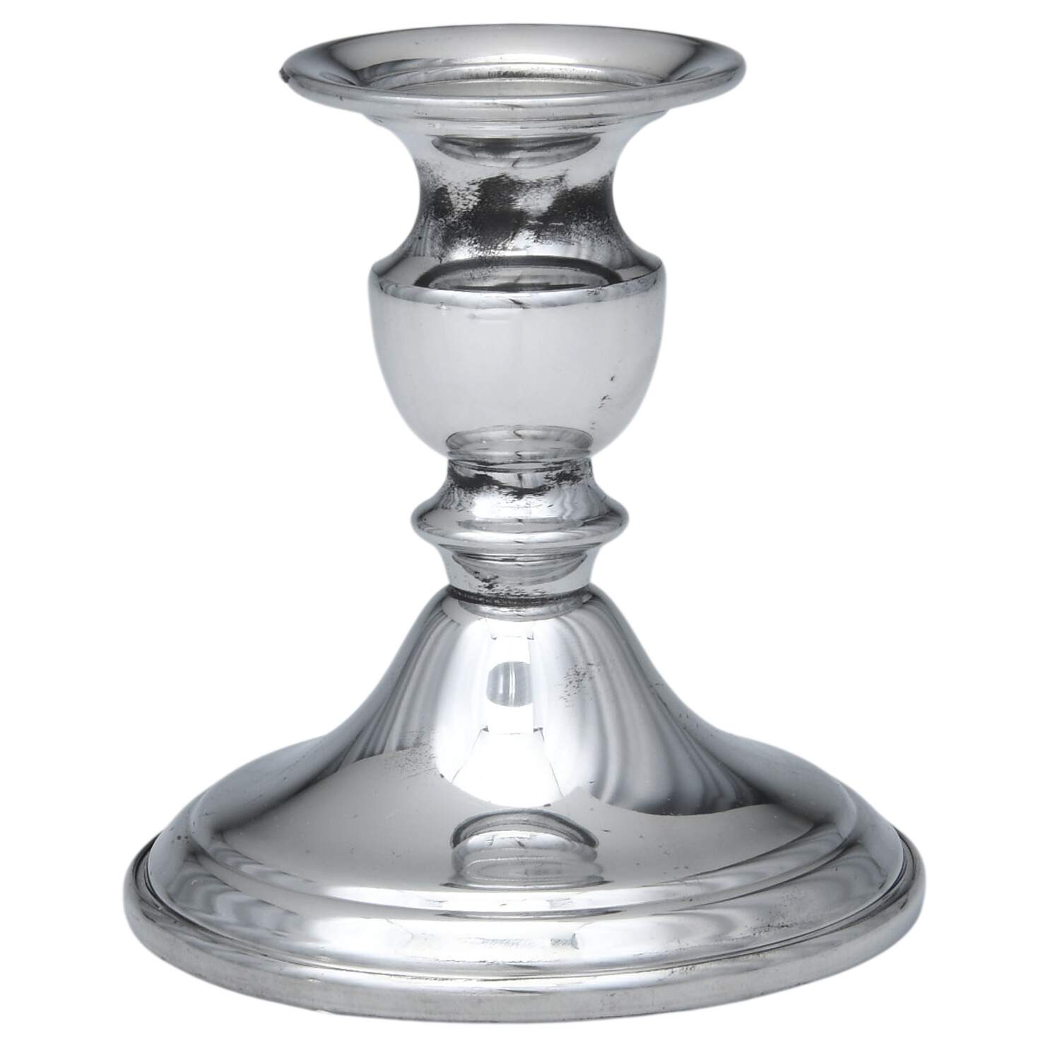 Pewter Hollowware 4" Console Candleholder by Kirk Stieff-1