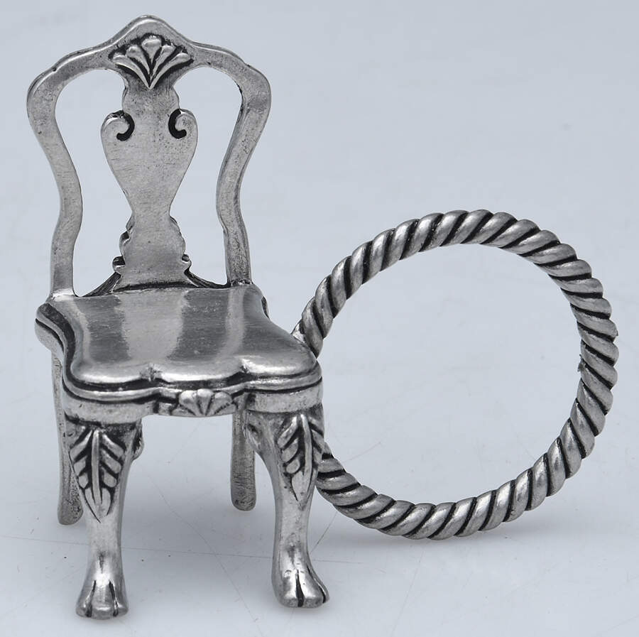 Williamsburg (Pewter, Hollowware) Napkin Ring by Kirk Stieff-1