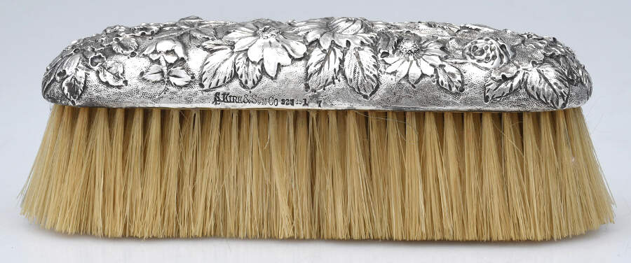 Repousse-Full Chased-Hand Chased Clothes Brush by Kirk Stieff-1