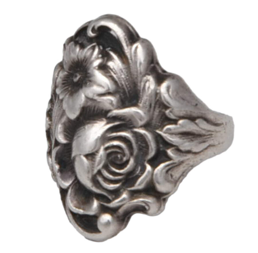 Repousse-Full Chased-Hand Chased Ring by Kirk Stieff-1