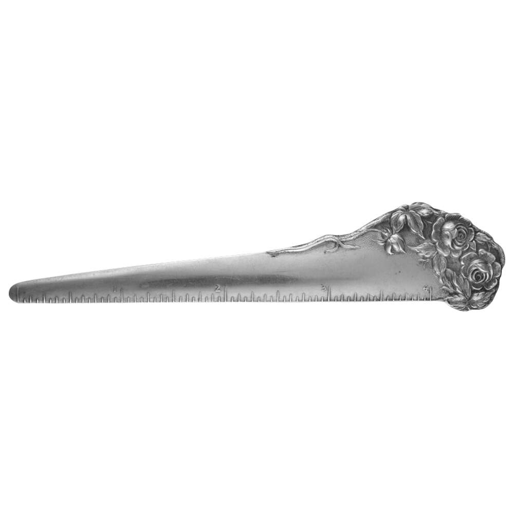 Repousse-Full Chased-Hand Chased Letter Opener with Ruler by Kirk Stieff-1