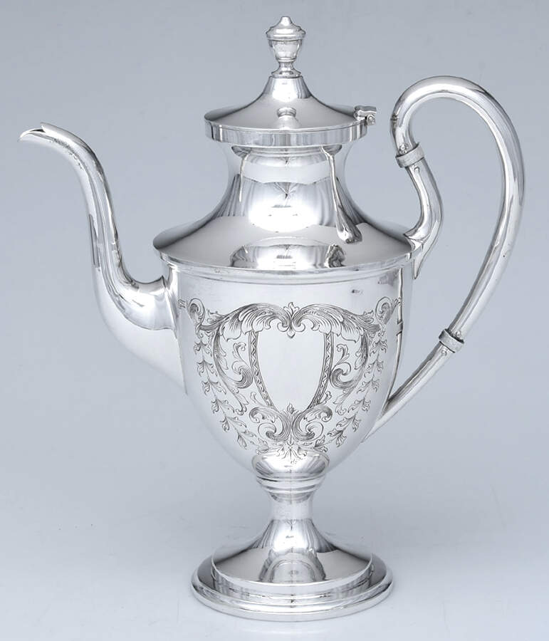Mayflower (Sterling, Hollowware) Coffee Pot by Kirk Stieff-1