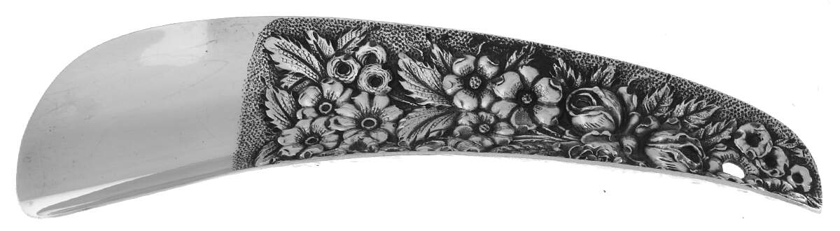 Stieff Rose (Sterling, 1892, Hollowware) Shoe Horn by Kirk Stieff-1