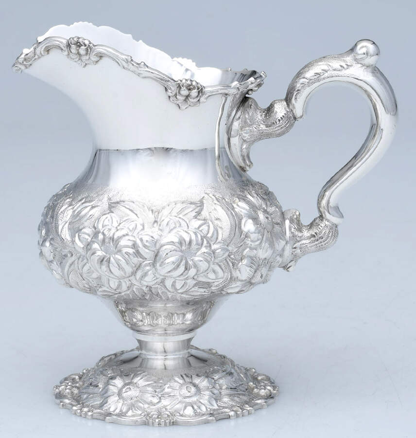 Stieff Rose (Sterling, 1892, Hollowware) Creamer by Kirk Stieff-1