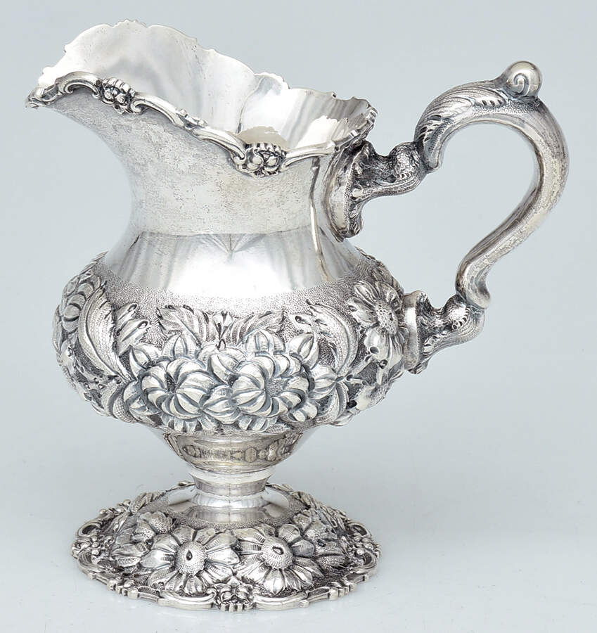 Stieff Rose (Sterling, 1892, Hollowware) Creamer by Kirk Stieff-1