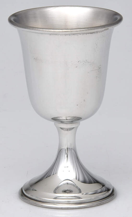 233 (Pewter, Hollowware) Wine Goblet by Kirk Stieff-1