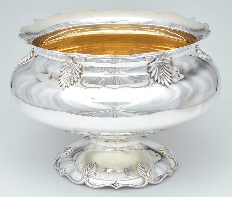 KIS26 (Sterling, Hollowware) Punch Bowl by Kirk Stieff-1