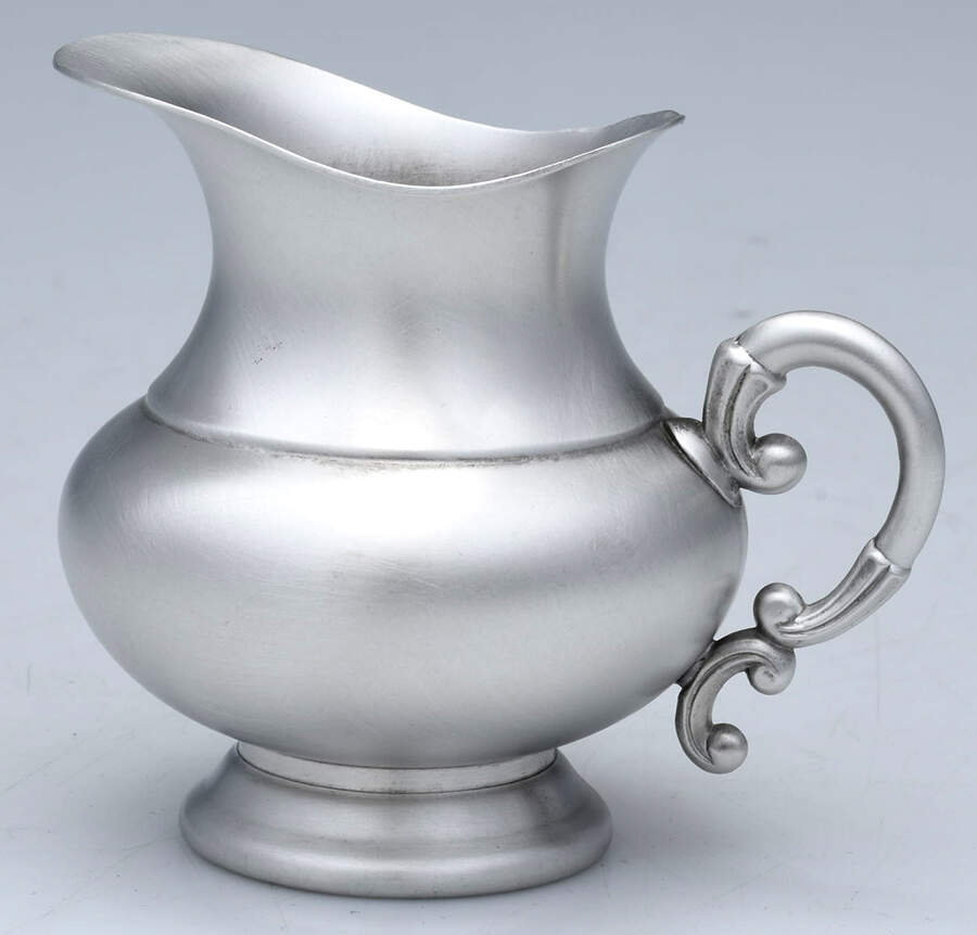 KUZ2 (Pewter, Hollowware) Creamer by C Kurz & Co-1