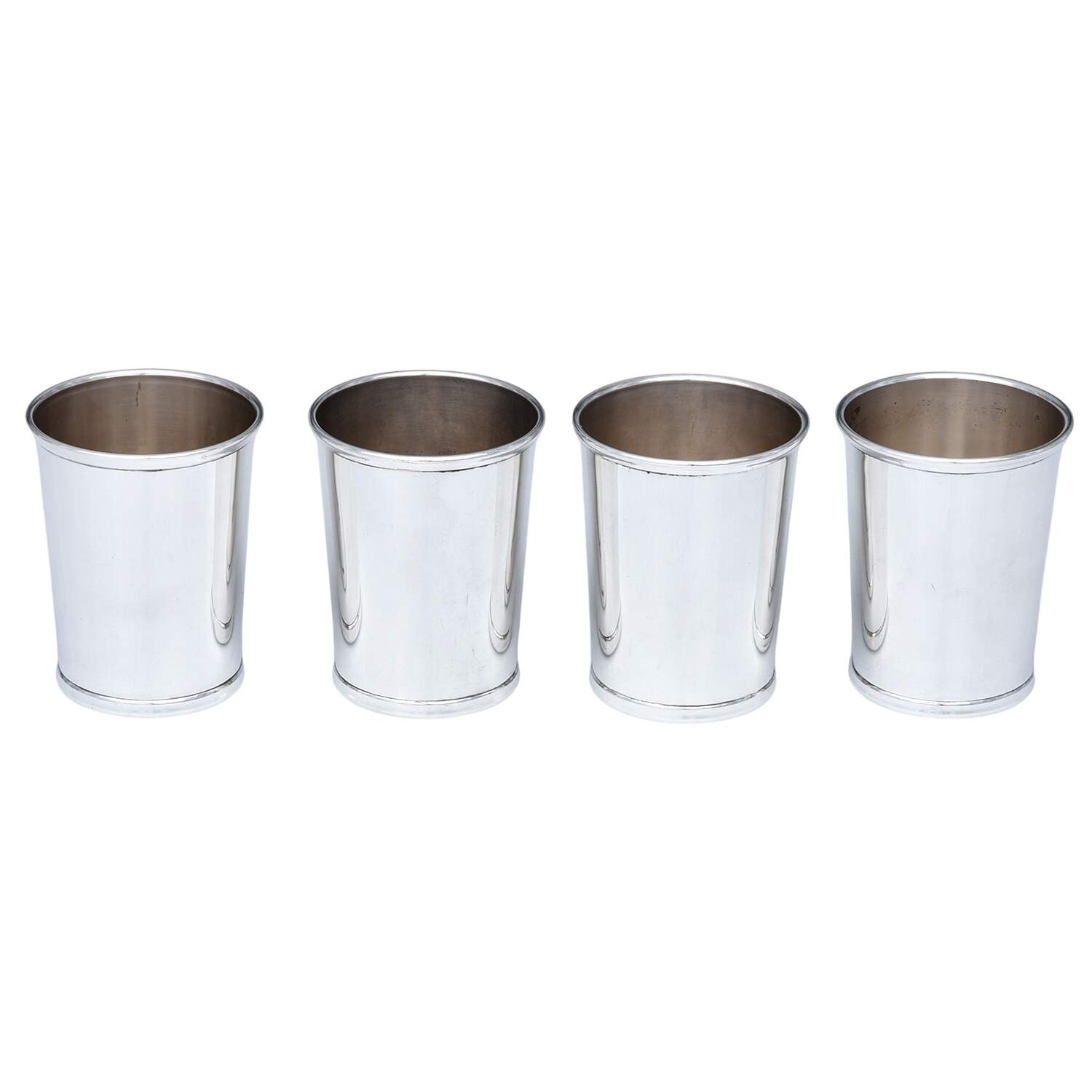 0708-19 (Sterling, Hollwware) Mint Julep - Set of 4 by Kirk Stieff-1