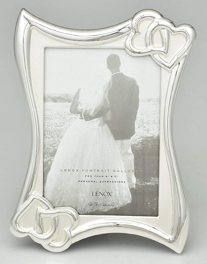 Wedding Promises (Silverplate, Hollowware) Frame-Holds 5" X 7" Picture by Lenox-1