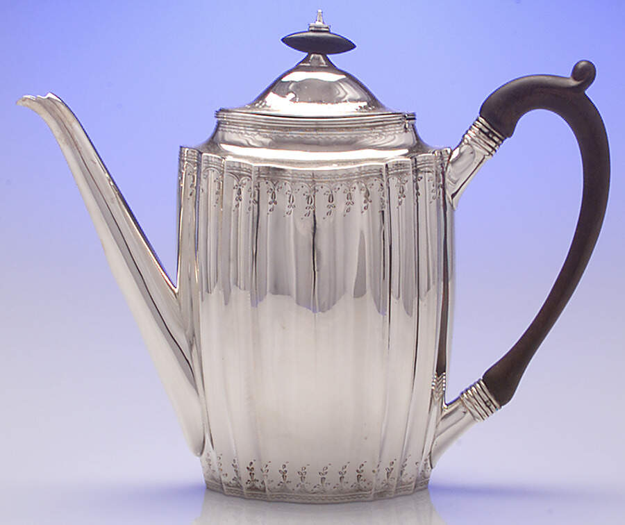 01090 (Sterling, Hollowware) Coffee Pot by Lebkuecher & Co-1