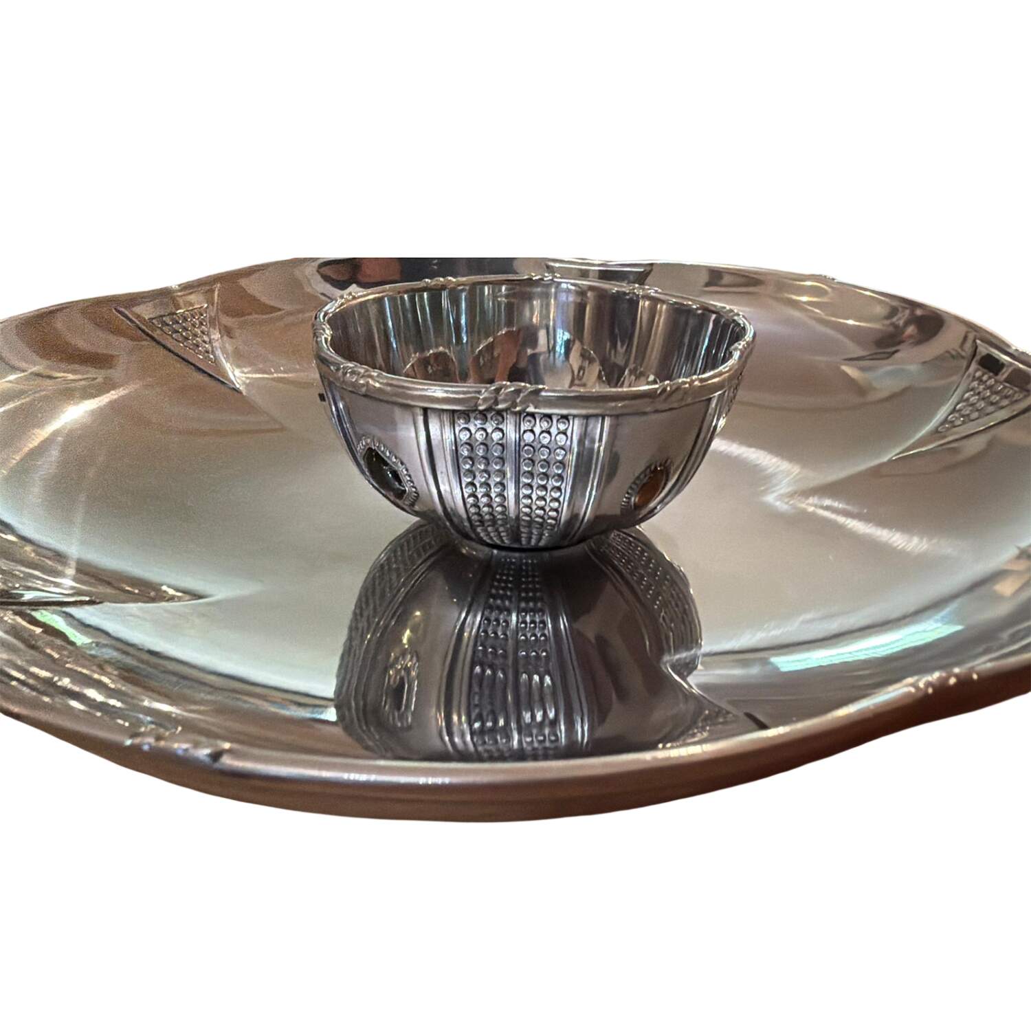 Agate & Jade 1 Piece Chip and Dip Set by Lenox-1