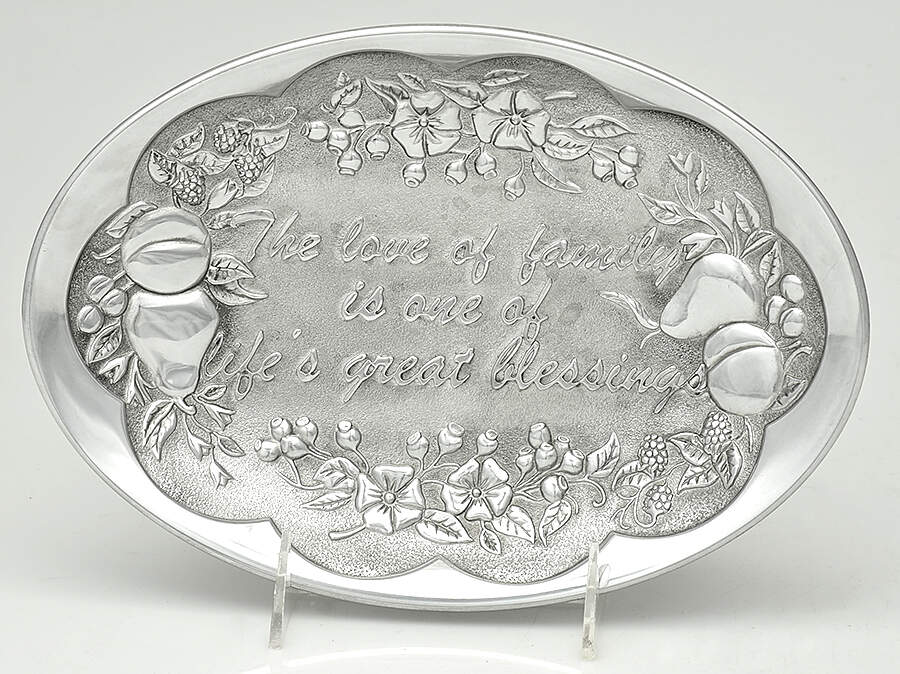 Orchard in Bloom (Alloy, Hollowware) 10" Oval Tray by Lenox-1