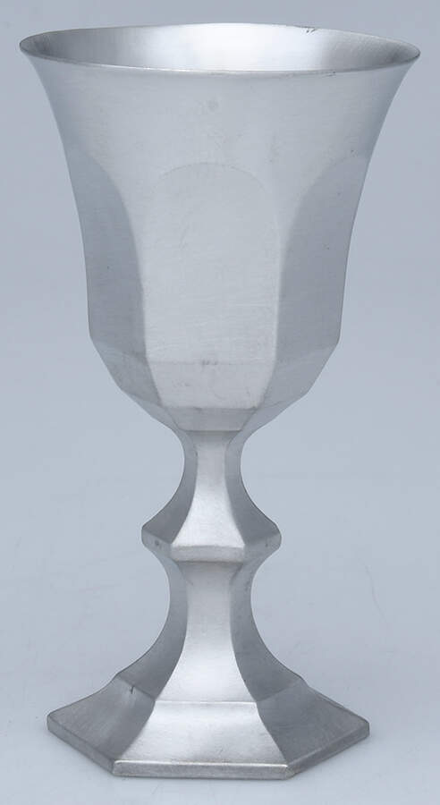 LEO30 (Pewter, Hollowware) Wine Goblet by Leonard Silver Mfg Co-1