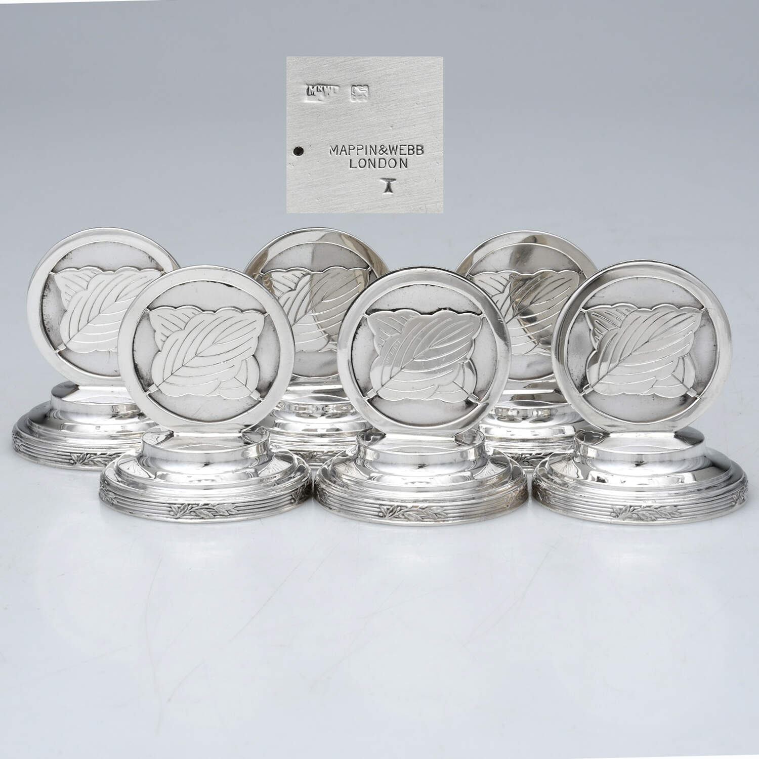 Sterling Hollowware Place Card Holder (Set of 6) by Mappin & Webb-1