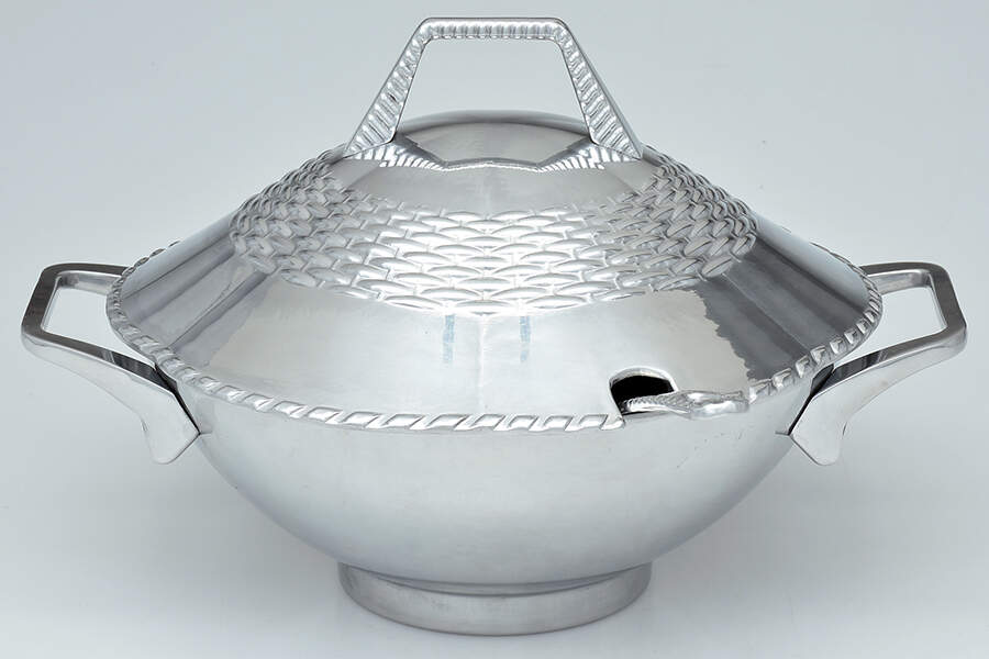 Country Manor (Metalware, Hollowware) Tureen W/Lid & Ladle by Mikasa-1