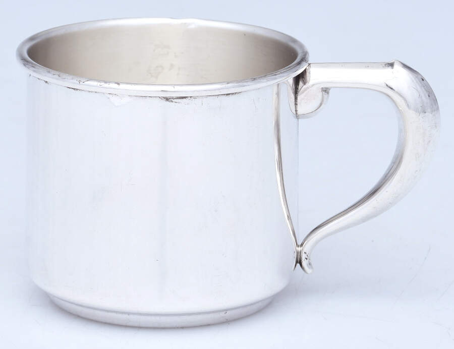 820 (Sterling, Hollowware) Baby Cup by Manchester-1