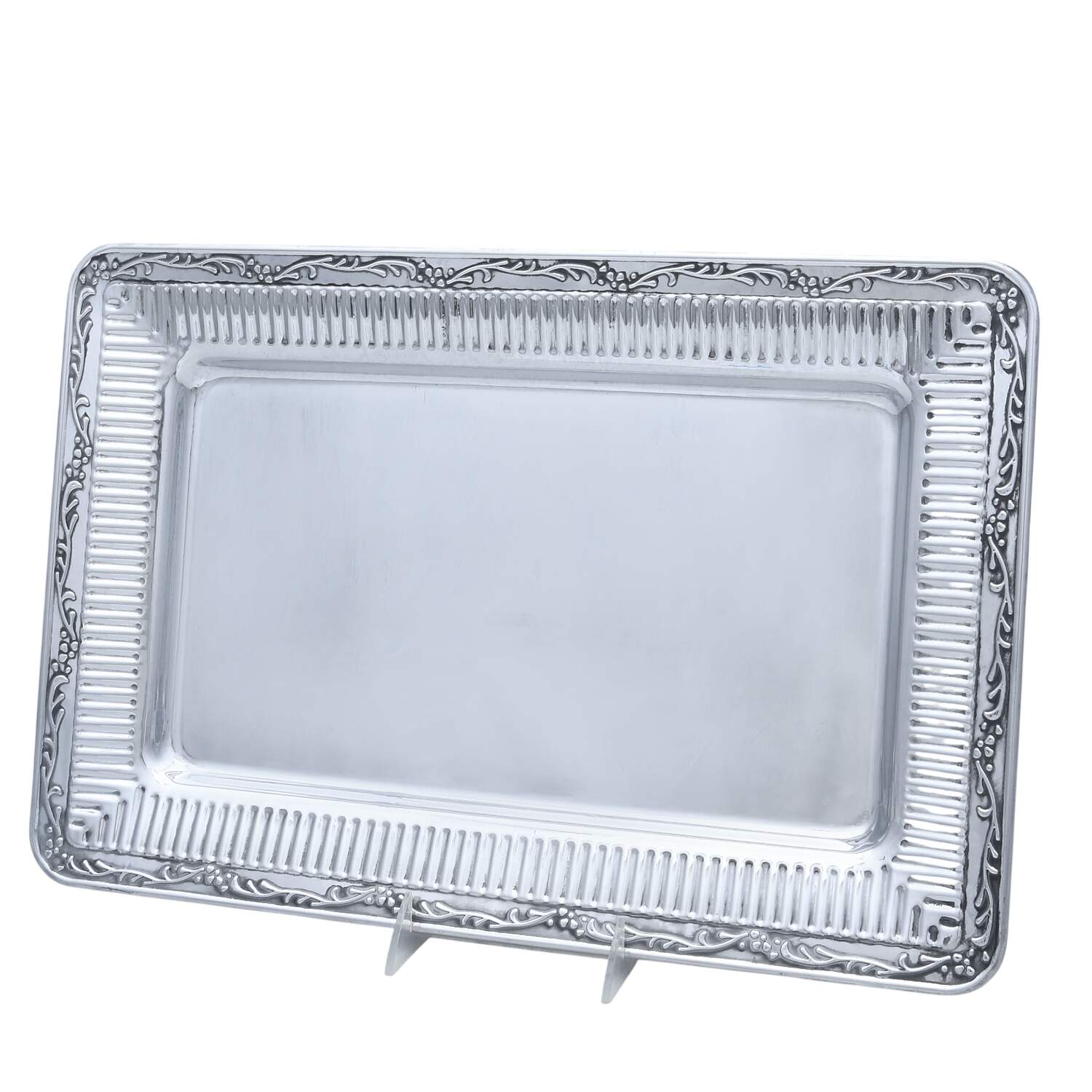 Italian Countryside (Metal Alloy, Hollowware) 17" Rectangular Platter by Mikasa-1