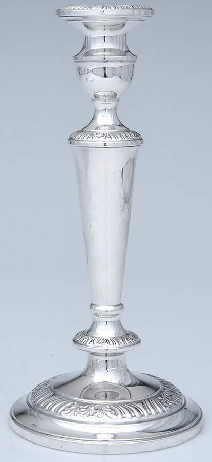 480 (Sterling, Hollowware) Weighted Candlestick by Mueck-Cary-1