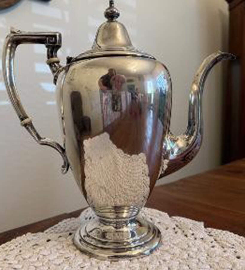 439 (Sterling, Hollowware) Coffee Pot by M Fred Hirsch-1