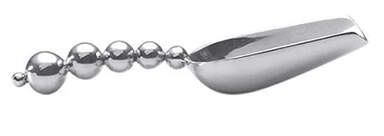 String of Pearls (Aluminum, Hollowware) Ice Scoop Solid Piece by Mariposa-1
