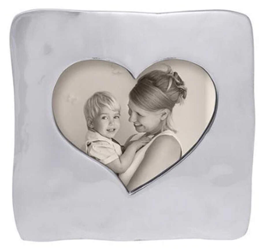 First Comes Love (Aluminum, Hollowware) Square Picture Frame by Mariposa-1
