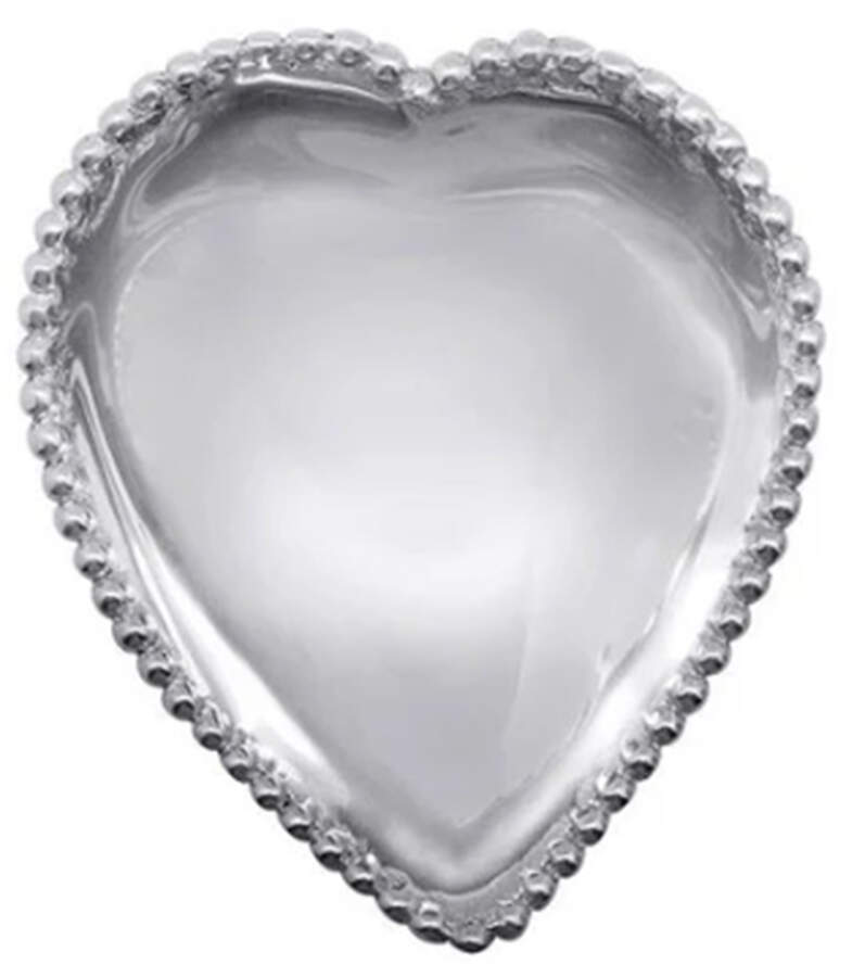 First Comes Love (Aluminum, Hollowware) 5" Heart Shape Bowl by Mariposa-1