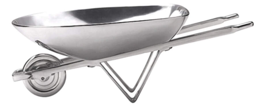 Gregarious Garden (Aluminum, Hollowware) Figural Server by Mariposa-1
