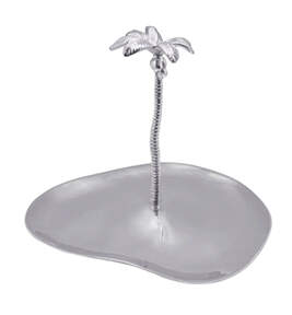 Palmy Nights (Aluminum, Hollowware) Tidbit Tray by Mariposa-1