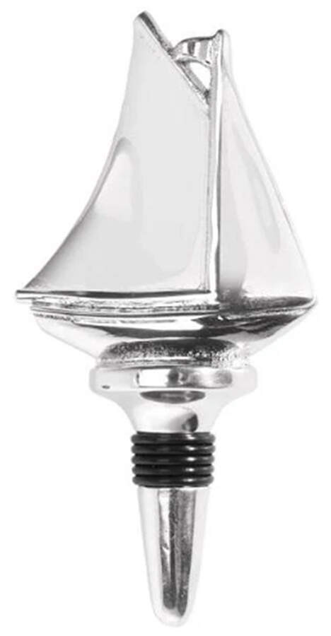 Seaside (Aluminum, Hollowware) Wine Stopper by Mariposa-1