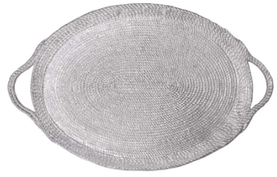 Seaside (Aluminum, Hollowware) 24" Oval Tray by Mariposa-1