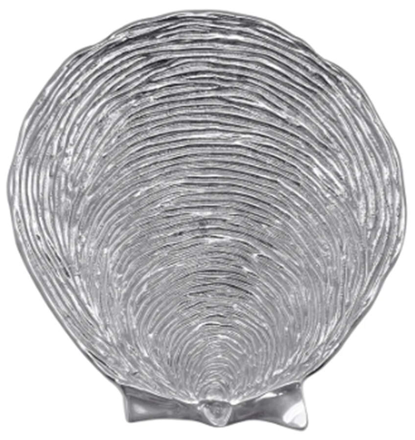 Seaside (Aluminum, Hollowware) 9" Oval Serving Platter by Mariposa-1