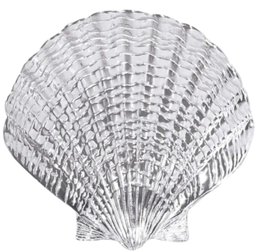 Seaside (Aluminum, Hollowware) 10" Oval Serving Platter by Mariposa-1