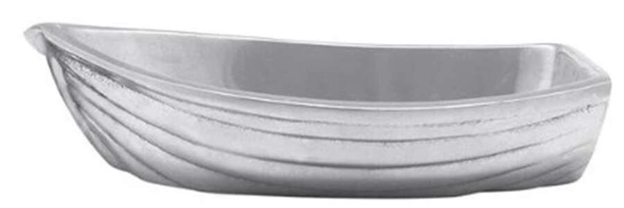Seaside (Aluminum, Hollowware) Nut Serving Bowl by Mariposa-1