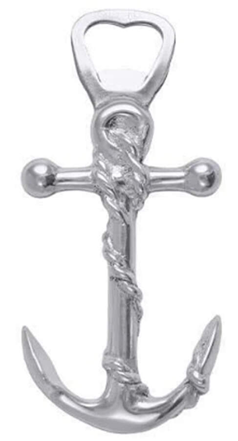 Seaside (Aluminum, Hollowware) Bottle Opener with Stainless Bowl by Mariposa-1