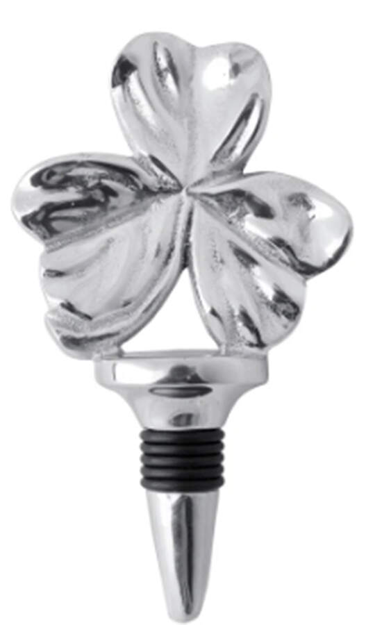 St. Patricks Day (Aluminum, Hollowware) Wine Stopper by Mariposa-1