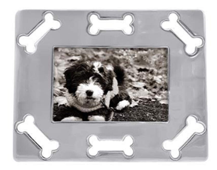 Woof Woof (Aluminum, Hollowware) Frame-Holds 4" X 6" Picture by Mariposa-1
