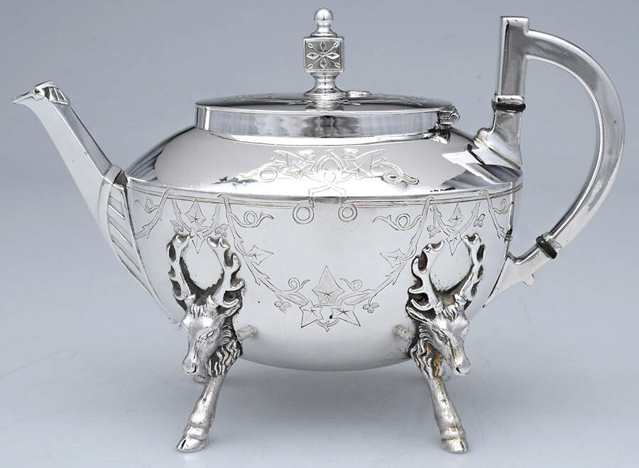 1875 (Silverplate, Hollowware) Teapot by Meriden Britannia -1