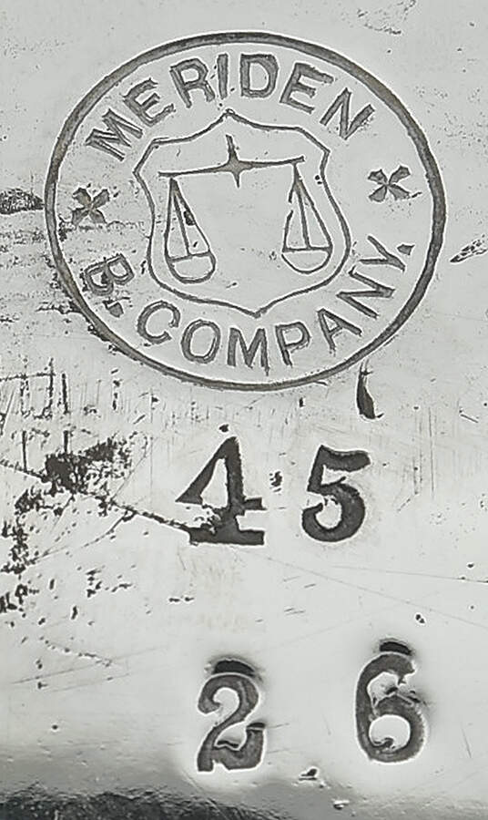 4526 (Silverplate, Hollowware) Large Silverplate Waiter Tray by Meriden Britannia -5