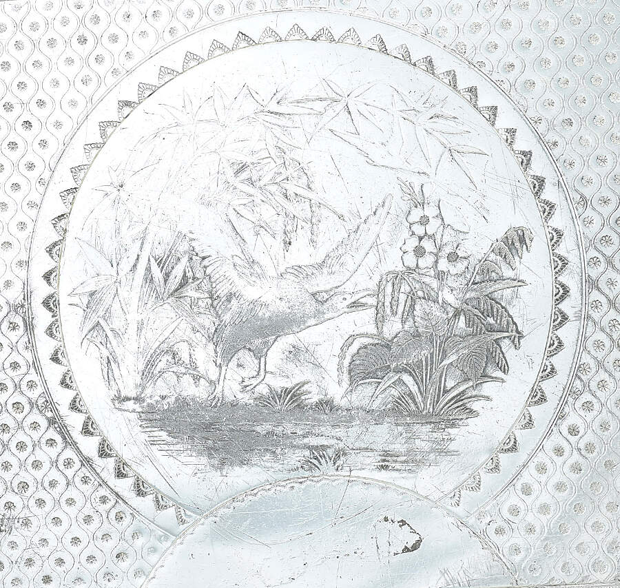4526 (Silverplate, Hollowware) Large Silverplate Waiter Tray by Meriden Britannia -2