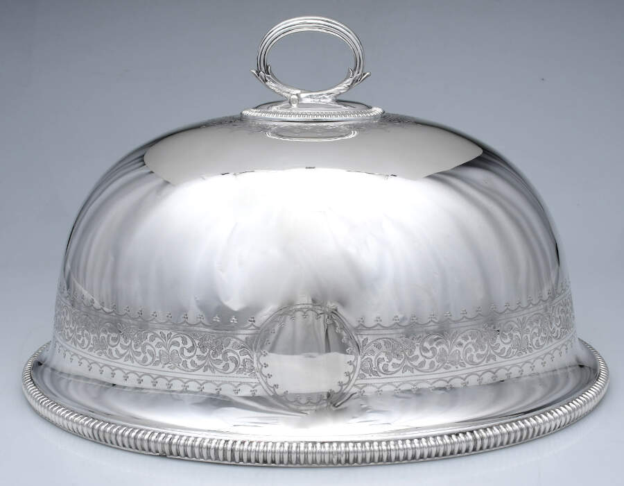 MH14 (Silverplate, Hollowware) Entree Cover by Martin, Hall & Co.-1