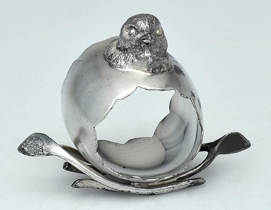 161 (Silverplate, Hollowware) Napkin Ring by Middletown Silver Co-1