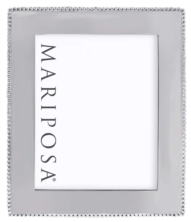 Beaded Frame Holds 8" X 10" by Mariposa-1