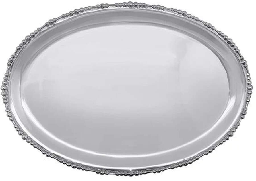 Pearl Drop 15" Oval Serving Platter by Mariposa-1