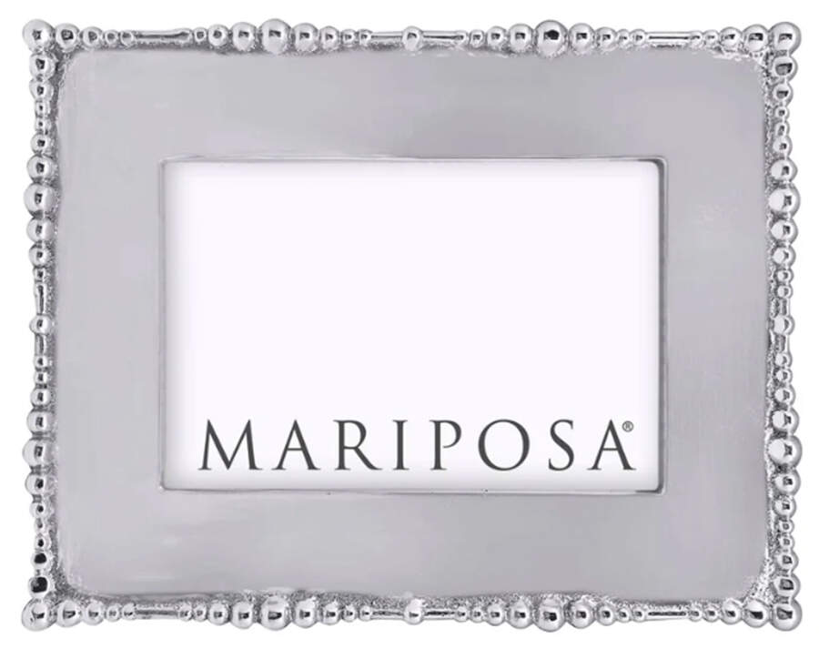 Pearl Drop Frame-Holds 4" X 6" Picture by Mariposa-1